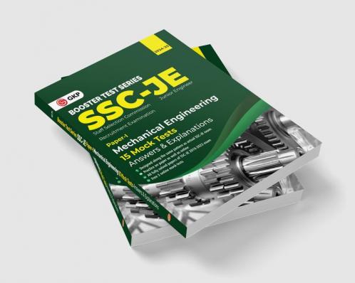 GKP SSC 2024 : Booster Test Series - JE Paper I - Mechanical Engineering - 15 Mock Tests (includes 2019-2023 papers) - Answer