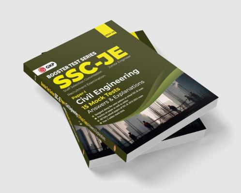 GKP SSC 2024 : Booster Test Series - JE Paper I - Civil Engineering - 15 Mock Tests|Solved Papers 2019-2023 -Answer