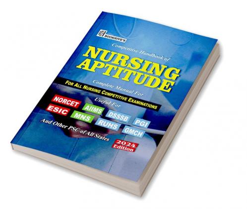 Nursing Aptitude Book 2024(for all Nursing releated Exams)