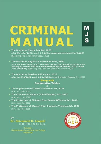 MJS's  Criminal Manual (2024 Edition)