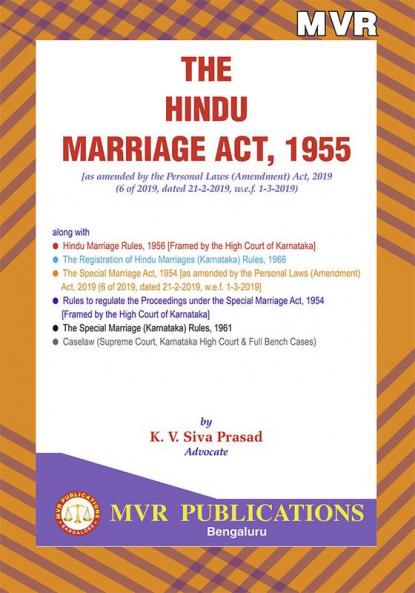 The Hindu Marriage Act  1955 [Central Act No.25 Of 1955] (2024 Edition)