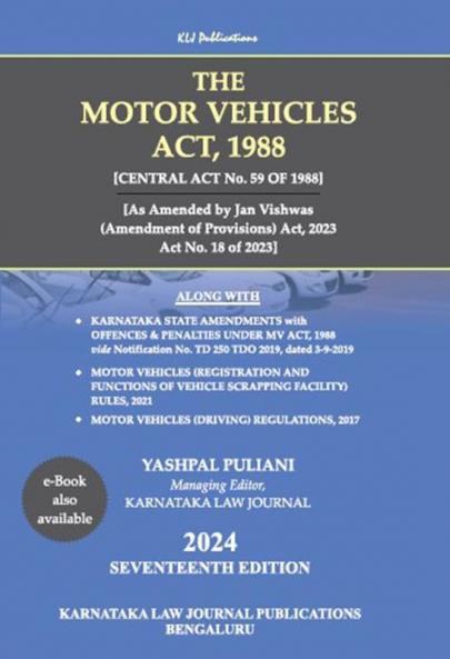 KLJ's The Motor Vehicles Act 1988 (2024 Edition)