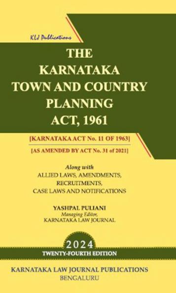 KLJ's THE KARNATAKA TOWN AND COUNTRY PLANNING ACT 1961
