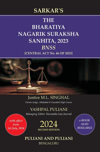 Puliani & Puliani - Sarkar's The Bharatiya Nagarik Suraksha Sanhita 2023 (BNSS-2024 2nd edition)(English)
