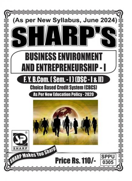 Business Environment and Entrepreneurship - I(F.Y.B.COMSem - I) SPPU-Notes(English)