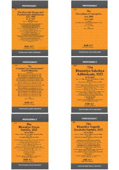 Advanced Legal Referencer 2024: BNS BSA IT Act BNSS and Criminal Law Amendments ( Set of 6 Books)