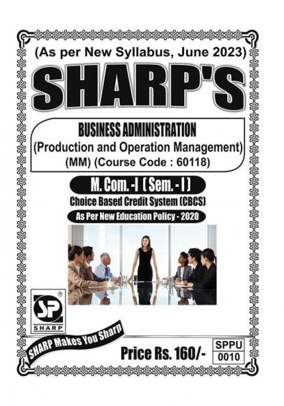 Production and  Operation ManagementFirst Year M.ComSem-I-English