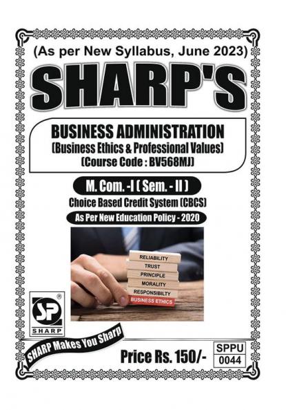 Business Ethics & Professional ValueFirst Year M.ComSem-II-English