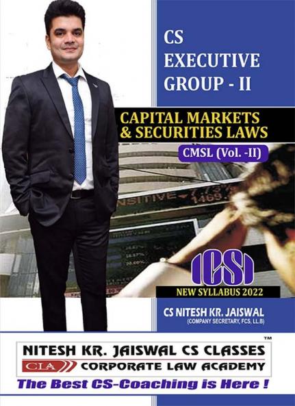 CAPITAL MARKET &SECURITIIES LAW  CMSL (VOL.-II)