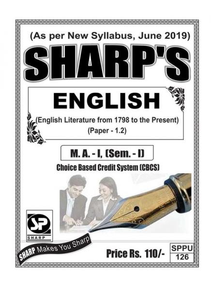 Notes On-M.A. - I. (Sem. - I) ENGLISHEnglish Literature from 1798 to the Present (Paper 1.2)