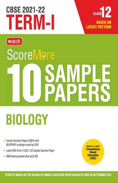 Class 12-Score More 10 Sample Papers Term 1 Biology