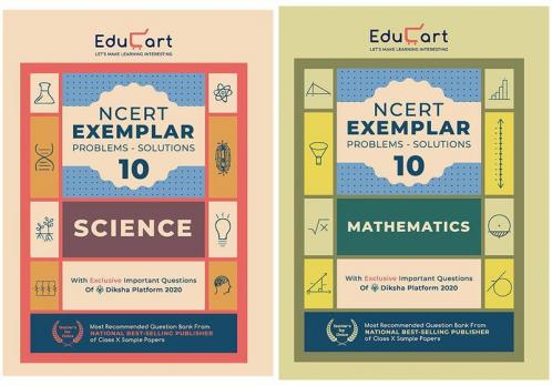 Educart Class 10 NCERT Exemplar SCIENCE & MATHEMATICS Problem-Solution For 2024 Exam