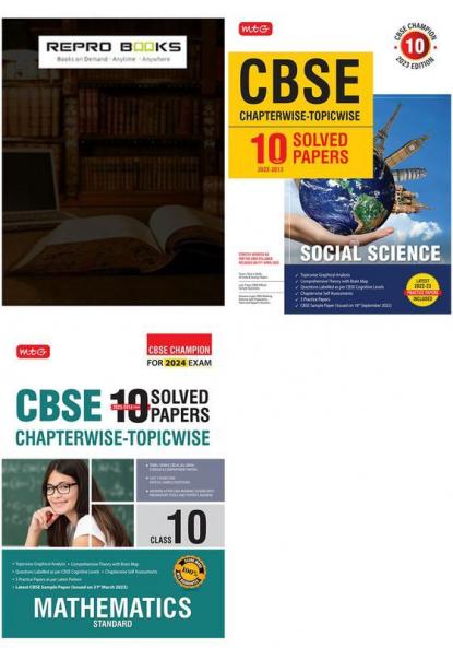 MTG CBSE 10 Years Chapterwise Topicwise Solved Papers & Question Bank Class 10 Mathematics Science English Hindi & SocialScience (Set Of 5 Books) CBSE Champion For 2024 Exam (Paperback MTG Editorial Board)