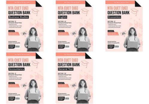 Oswal - Gurukul NTA CUET Question Bank Bundles (Set of 5) : Accountancy Business Studies Economics English & General Test for Exam 2023