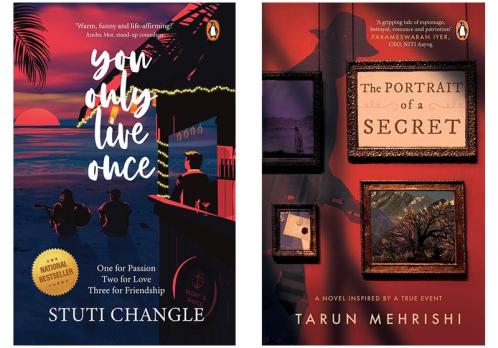 The Portrait of a Secret: A Novel Inspired by True Events & YOU ONLY LIVE ONCE ( Set of 2 Books)