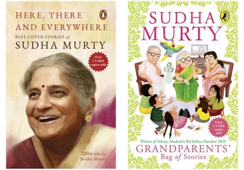Here There and Everywhere & Grandparents Bag of Stories by Sudha Murthy (SET OF 2 BOOKS)