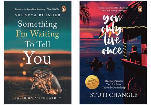 Something I'm Waiting to Tell You & YOU ONLY LIVE ONCE  (SET OF 2 BOOKS)