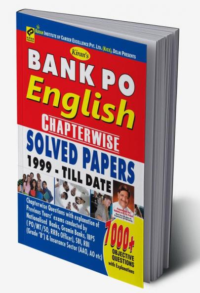 Bank PO Chapterwise English-(Solved Papers 1999- Till Date)