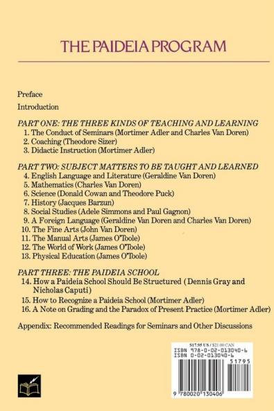 Paideia Program