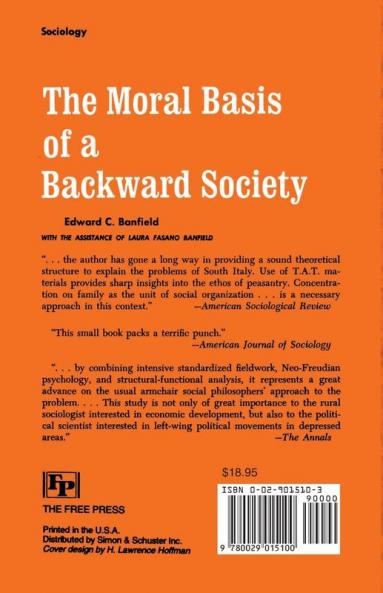 Moral Basis of a Backward Society