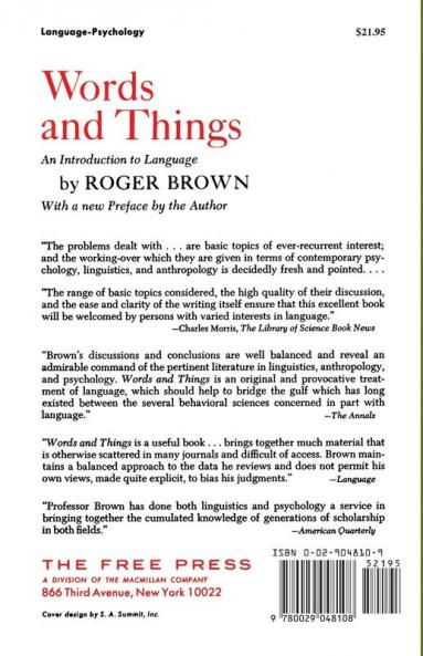 Words and Things