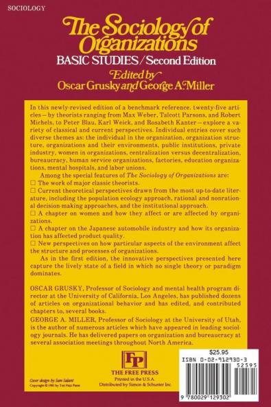 Sociology of Organizations