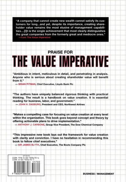 Value Imperative