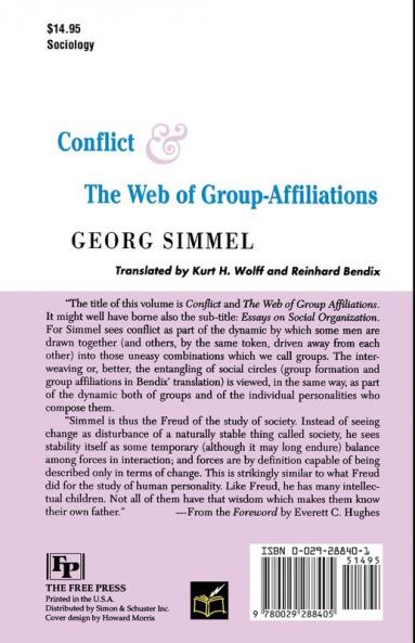 Conflict and the Web of Group Affiliations