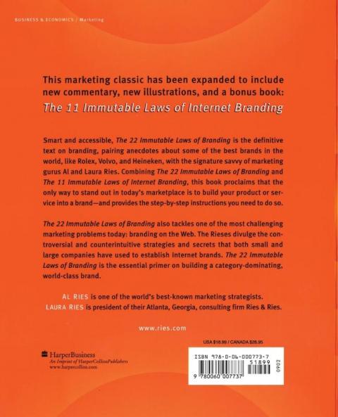 The 22 Immutable Laws of Branding