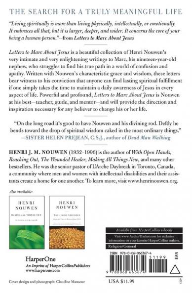 Letters to Marc about Jesus
