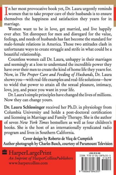 Proper Care and Feeding of Husbands