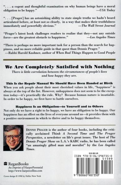 Happiness Is a Serious Problem