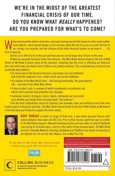 Wall Street Journal Guide to the End of Wall Street as We Know It