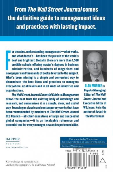 Wall Street Journal Essential Guide to Management