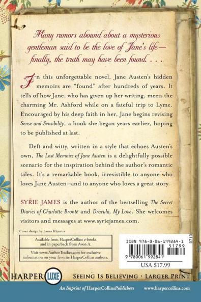 Lost Memoirs of Jane Austen LP