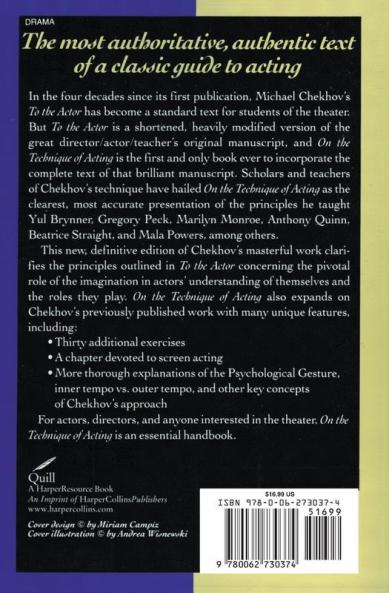 On the Technique of Acting