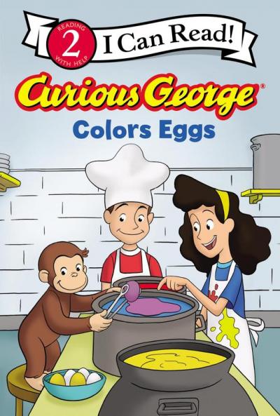 CURIOUS GEORGE COLORS EGGS