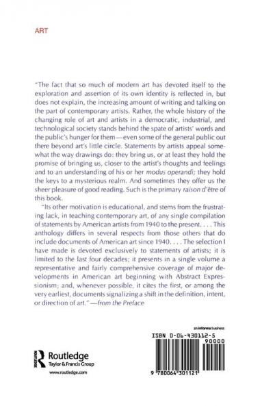 American Artists On Art