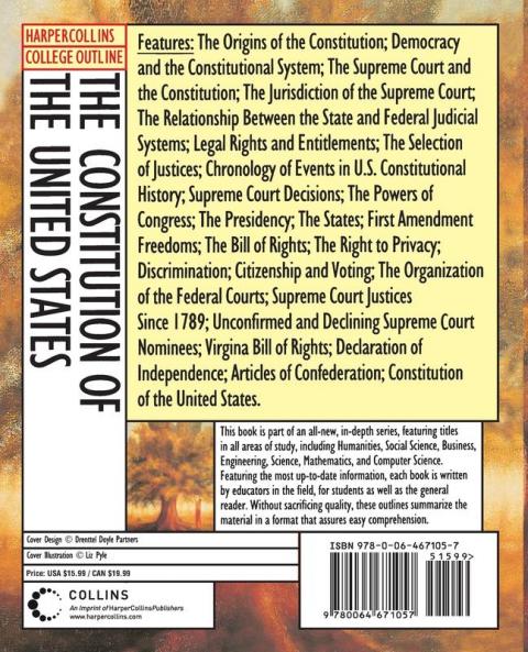 HarperCollins College Outline Constitution of the United States