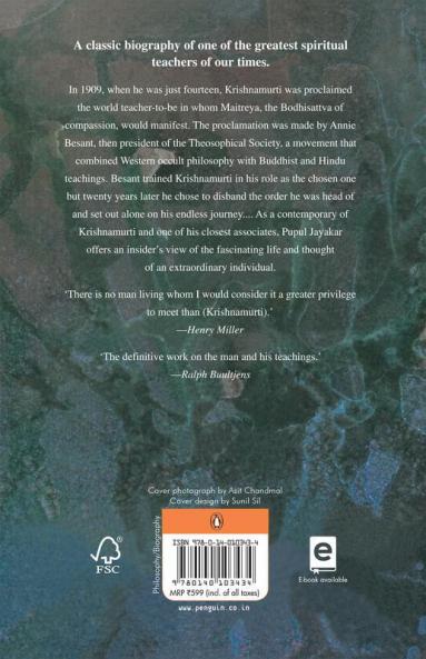 J. Krishnamurthy Biography