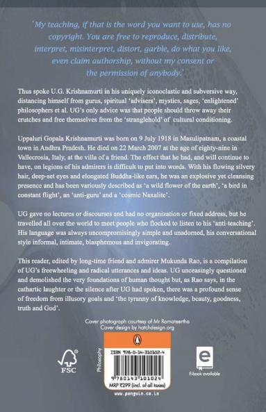 Penguin U.G. Krishnamurti Reader The