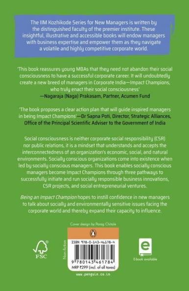 IIM Khozhikode Series for New Managers Being An Impact Champion Enacting Corporate Social Consciousness