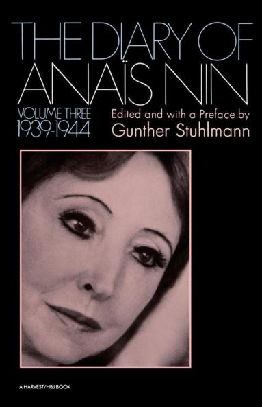 Diary of Anais Nin Volume 3 1939-1944