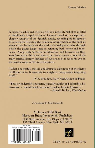 Lectures on Don Quixote