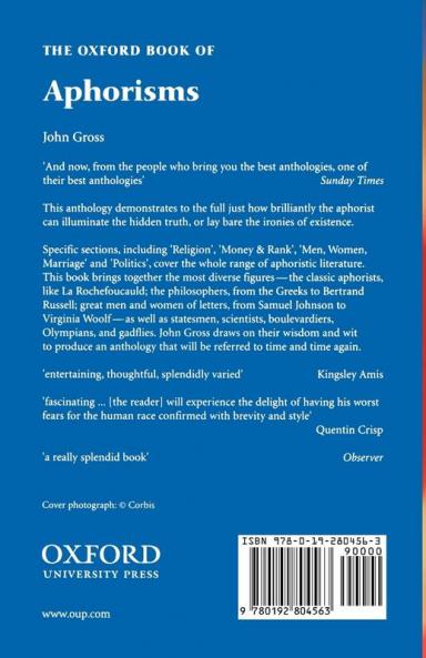 Oxford Book of Aphorisms