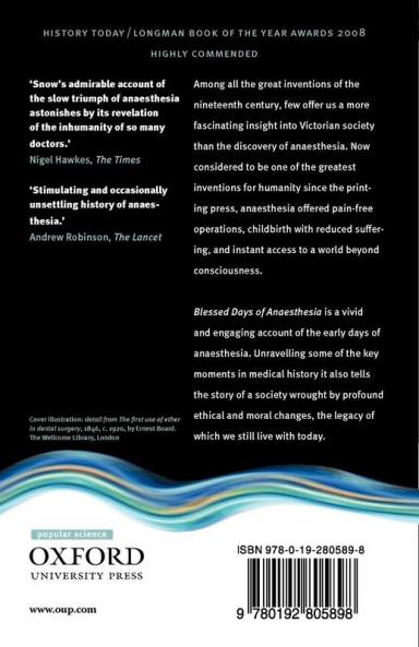 Blessed Days of Anaesthesia