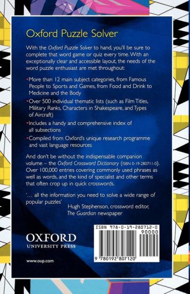 Oxford Puzzle Solver