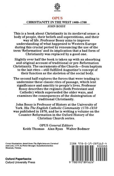 Christianity in the West 1400-1700