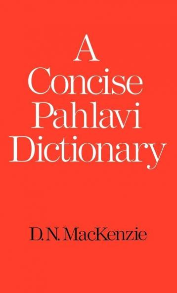 A Concise Pahlavi Dictionary
