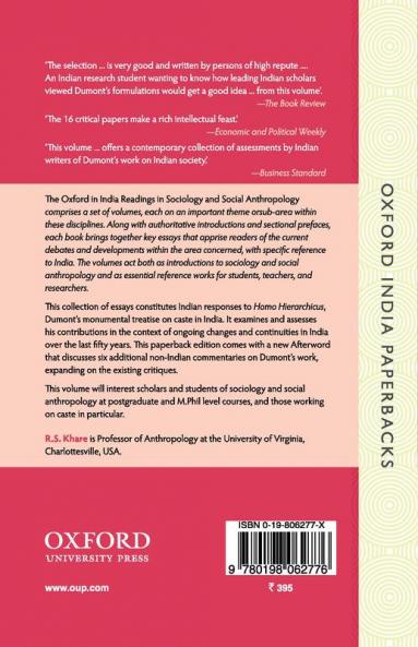 CASTE HIERARCHYAND INDIVIDUALISM (OIP)